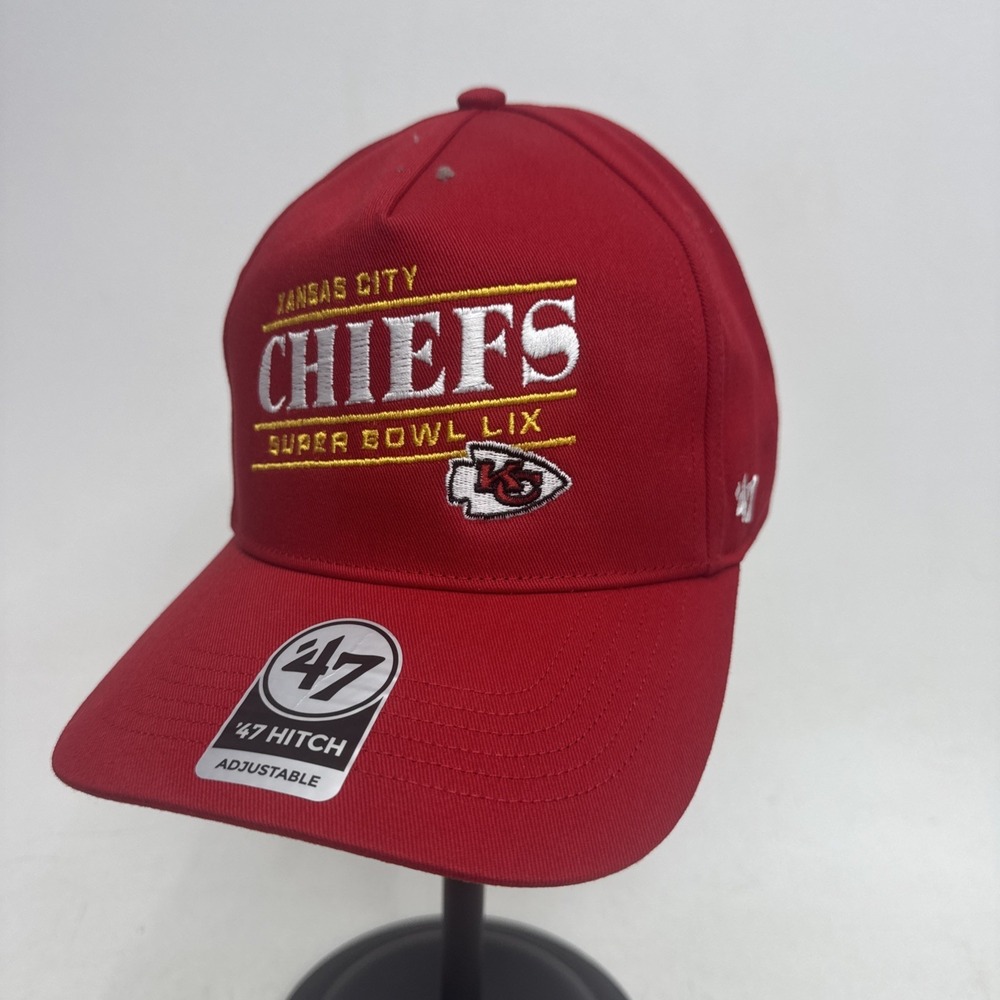 NEW Kansas City Chiefs '47 Brand Hat Super Bowl LIX Hitch Adjustable Snapback